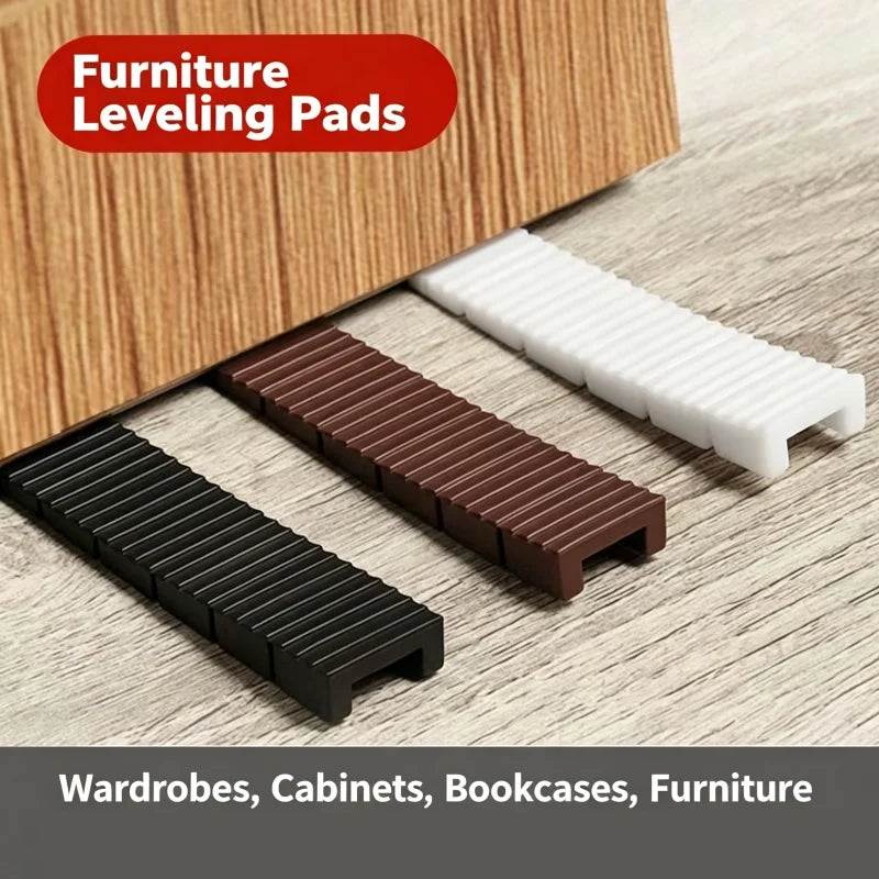Rubber Wedge Shims Furniture Levelers – 4/10 Pcs, Cut-to-Fit Furniture Leveling Shims Richie's