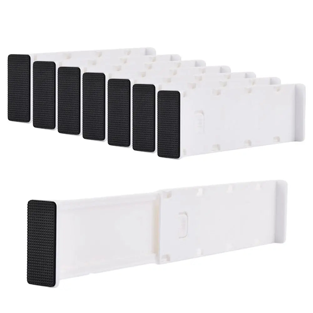 8-Pack Adjustable Drawer Dividers with Side Locking Buckle Drawer Organizer Richie's