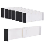 8-Pack Adjustable Drawer Dividers with Side Locking Buckle Drawer Organizer Richie's
