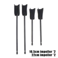 Plastic Epoxy Mixing Sticks – Drill Paint Stirrer for Resin & Putty Paint Mixing Sticks Richie's 4pcs