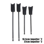 Plastic Epoxy Mixing Sticks – Drill Paint Stirrer for Resin & Putty Paint Mixing Sticks Richie's 4pcs