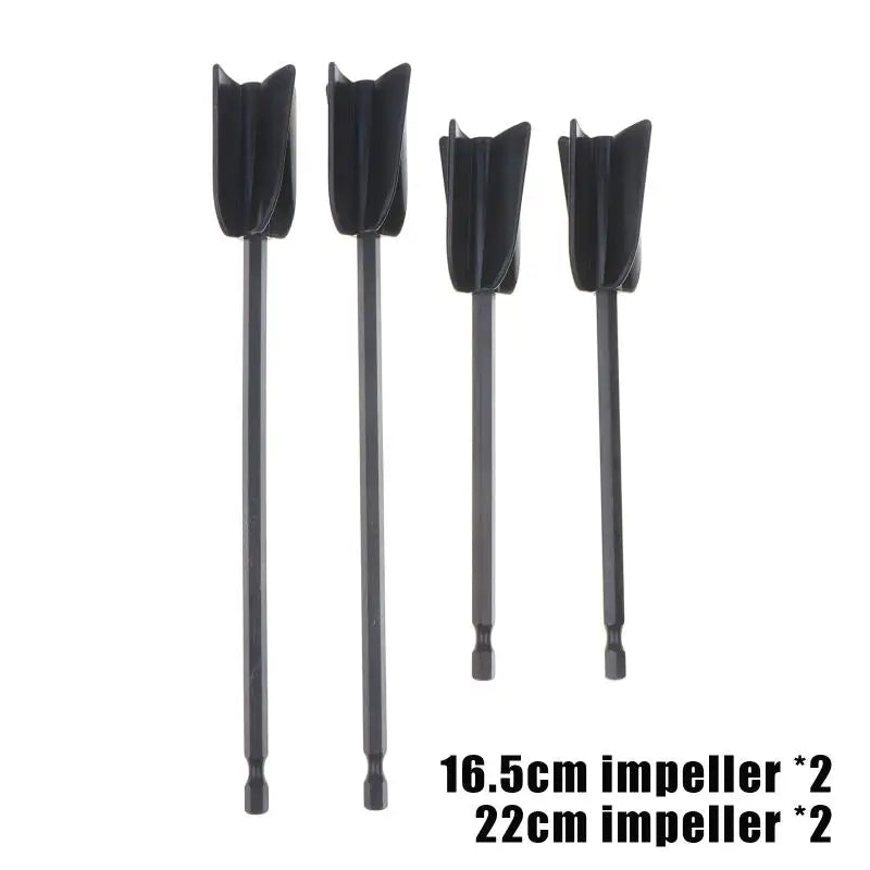 Plastic Epoxy Mixing Sticks – Drill Paint Stirrer for Resin & Putty Paint Mixing Sticks Richie's 4pcs