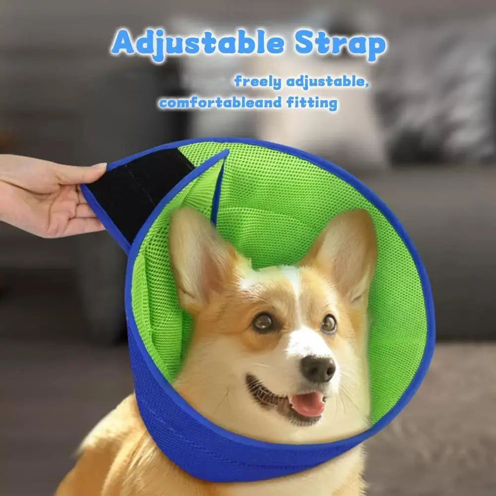 Soft Mesh Pet Recovery Collar Cone for Dogs & Cats | 4 Sizes Pet Recovery Collar Richie's