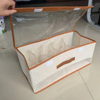 Clear Window Collapsible Closet Storage Bin with Lid Closet Storage Bin Richie's