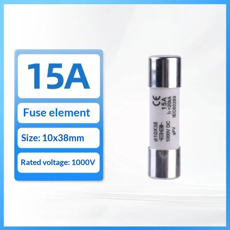 DC 1000V Solar PV Fuse 10x38mm ZHPV-32 2P Holder Kit PV Fuse Holder Kit Richie's A2