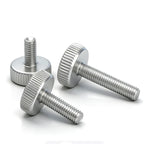 5pcs Stainless Steel Knurled Thumb Screws M3 M4 M5 Flat Head Thumb Screws Richie's