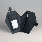 Coffin Shaped Clutch Wallet – Gothic Bifold Coin Purse Gift Novelty Bifold Wallet Richie's