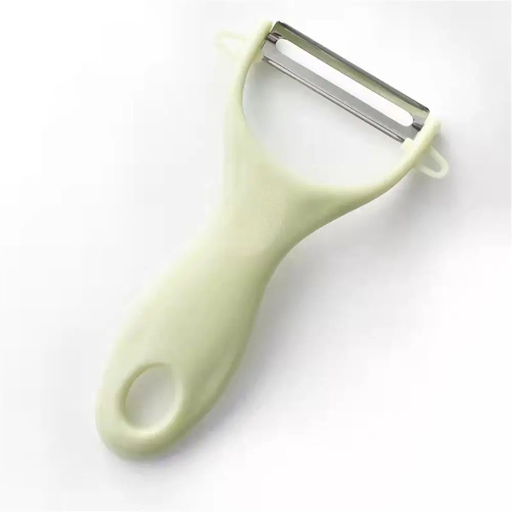Stainless Steel Vegetable Peeler & Cucumber Slicer – Kitchen Tool Vegetable Peeler Richie's green