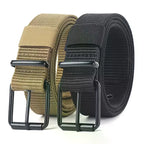 Unisex Canvas Pin Buckle Belt – Outdoor Sports Eyelet Belt Canvas Belt Richie's