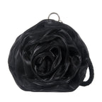 Vintage Floral Rose Evening Clutch Bag | Bridal Wedding Purse Evening Clutch Bag Richie's black