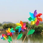 Colorful Wooden Windmill Wind Spinner Garden Ornament 14–32CM Garden Wind Spinner Richie's