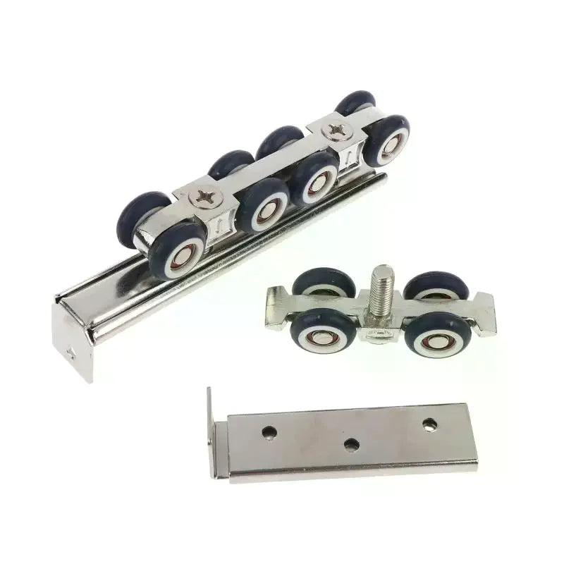 Heavy Duty Sliding Door Pulley Rollers & Rail Track – 4 or 8 Wheels Door Pulley Rollers Richie's