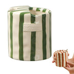 Minimalist Striped Ceramic Coffee Mug & Plate Set 300ml Ceramic Coffee Mug Richie's 201-300ml Green