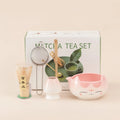 Japanese Matcha Tea Set – Ceramic Bowl & Whisk Gift Box 2/5/7pcs Matcha Tea Set Richie's 5pcs pink