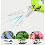 Garden Bypass Pruning Shears – Compact Trimming Scissors Pruning Shears Richie's