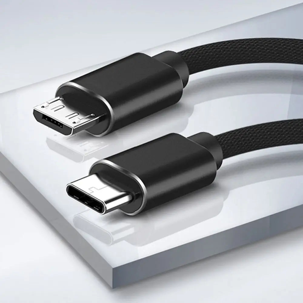 USB-C to Micro USB Fast Charging Cable 5A 100W QC4.0 – 1m USB Charging Cable Richie's
