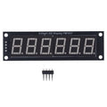 6-Digit 7-Segment Green LED Display Module TM1637 Driver IC LED Display Module Richie's WHITE