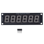 6-Digit 7-Segment Green LED Display Module TM1637 Driver IC LED Display Module Richie's WHITE