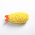Shrimp Shape Dog & Cat Chew Toy – Fleece Interactive Toy Interactive Pet Toy Richie's 1pc