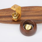 Black Walnut Wood Magnetic Door Bell – Hanging Entry Chime Decorative Door Bell Richie's