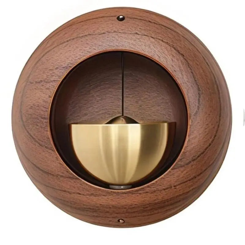 Black Walnut Wood Magnetic Door Bell – Hanging Entry Chime Decorative Door Bell Richie's A2