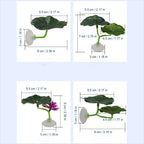 Betta Fish Leaf Hammock Artificial Lotus Suction Cup Perch Aquarium Fish Hammock Richie's