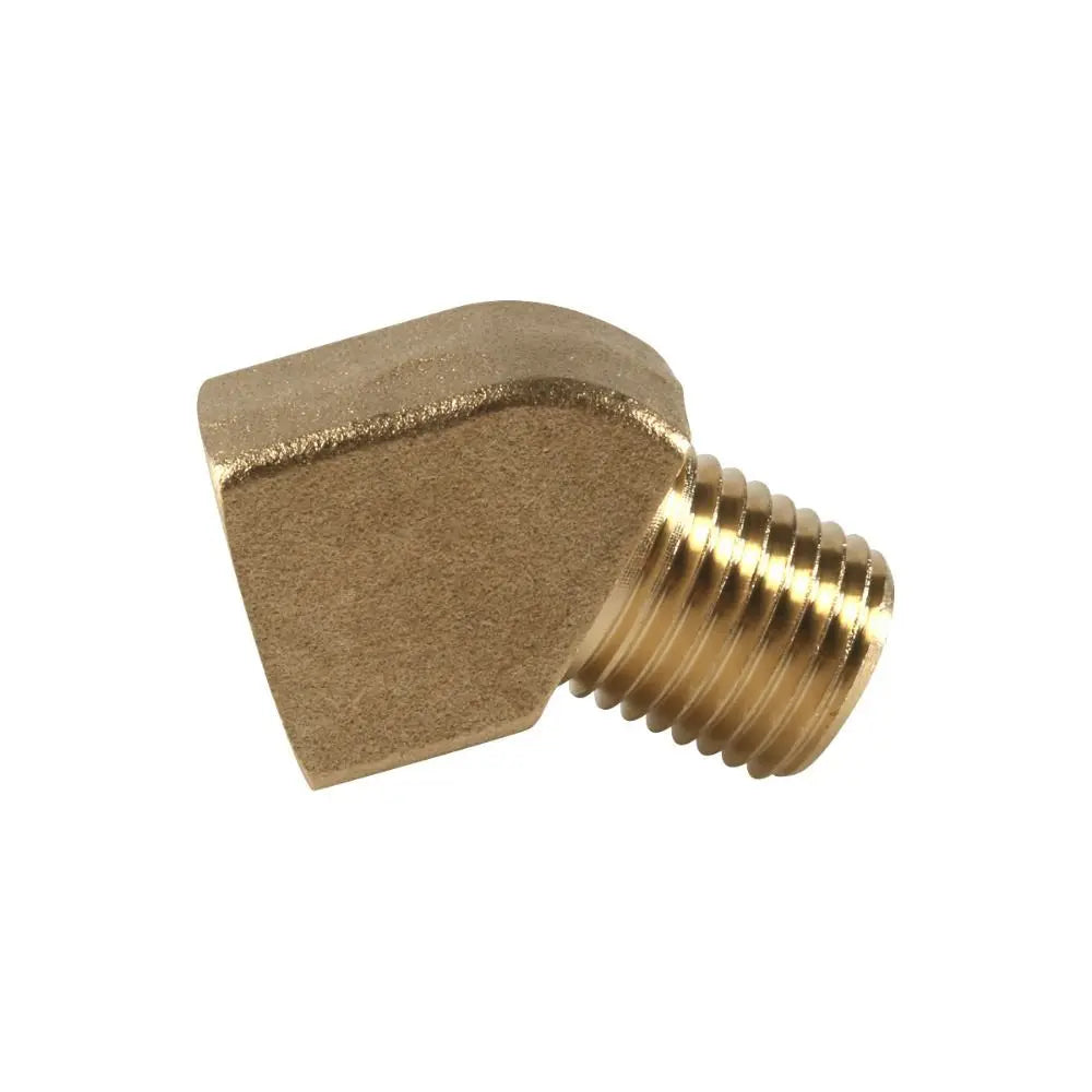 Brass NPT 45° Elbow Fitting 1/8 1/4 3/8 Female to Male Brass Pipe Fitting Richie's