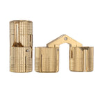 Brass Concealed Cylindrical Hinge for Gift Box & Cabinet Concealed Brass Hinge Richie's 14mm