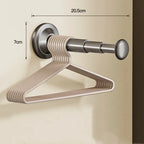 Suction Cup Wall Hanger Foldable Anti-Slip Clothes Organizer Wall Clothes Hanger Richie's Grey