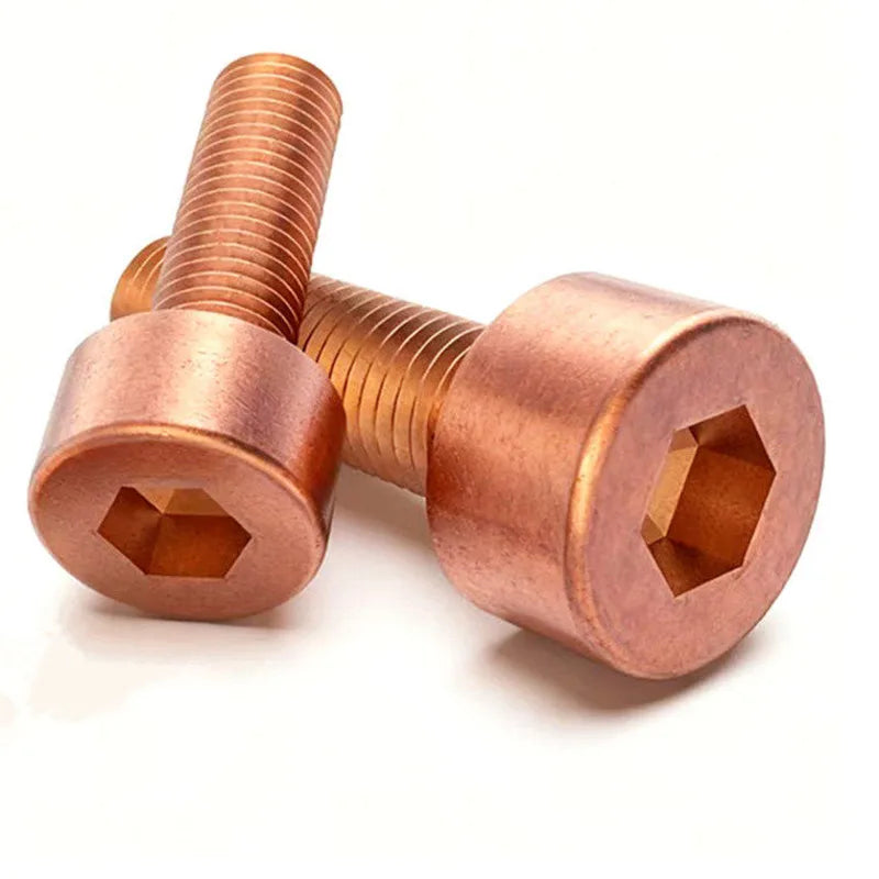 Red Copper Hex Socket Machine Screws M2–M12 | JARBLUE T2 Copper Machine Screws Richie's