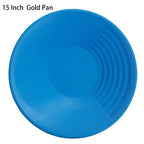 Gold Panning Pan & Sieve Set 10/14/15 Inch | Mining Kit Gold Panning Kit Richie's 1PC 15 inch Sky Blue