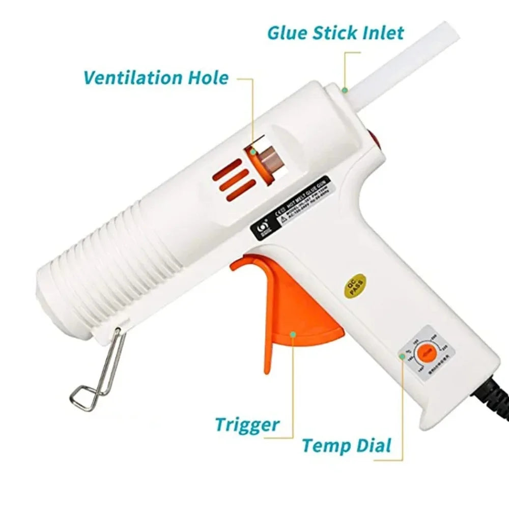 FATCOOL 110W Hot Melt Glue Gun 11mm Adjustable Temperature Hot Melt Glue Gun Richie's