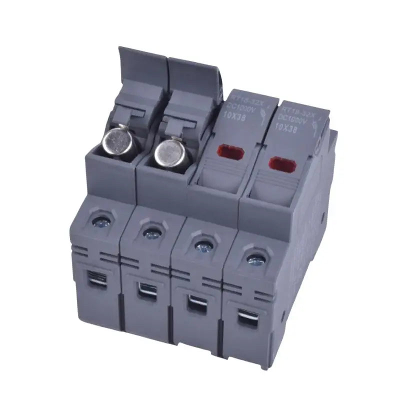 DC 1000V Solar PV Fuse 10x38mm ZHPV-32 2P Holder Kit PV Fuse Holder Kit Richie's