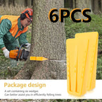 6-Piece Plastic Tree Felling Wedges – Chainsaw Logging Set Tree Felling Wedges Richie's