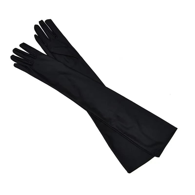 Women's Long Satin Opera Gloves for Prom, Party & Costume Satin Opera Gloves Richie's