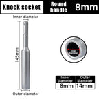 Rotary Hammer Drill Bit Driver 8–20mm Hardened Steel Stake Rod Hammer Drill Bit Driver Richie's 8mm