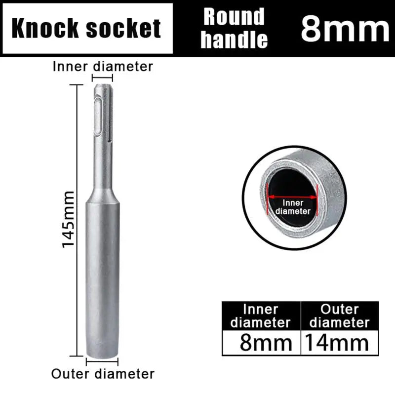 Rotary Hammer Drill Bit Driver 8–20mm Hardened Steel Stake Rod Hammer Drill Bit Driver Richie's 8mm