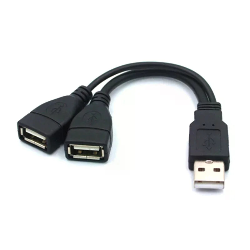 USB 2.0 Y Splitter Cable 1 Male to 2 Female – Data & Charging USB Splitter Cable Richie's