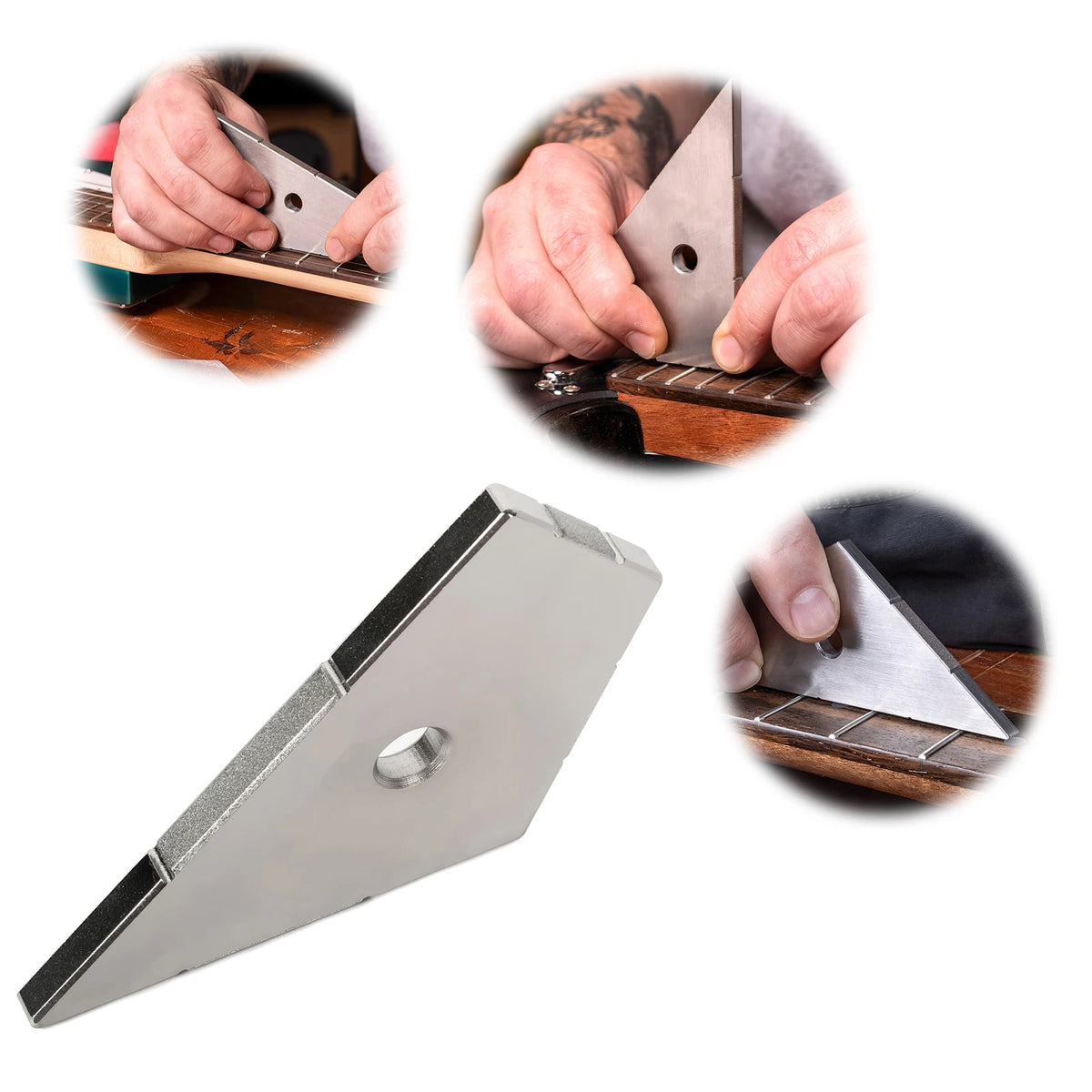 Guitar Fret Leveling Tool – Stainless Steel Diamond Luthier File Luthier Fret Tool Richie's