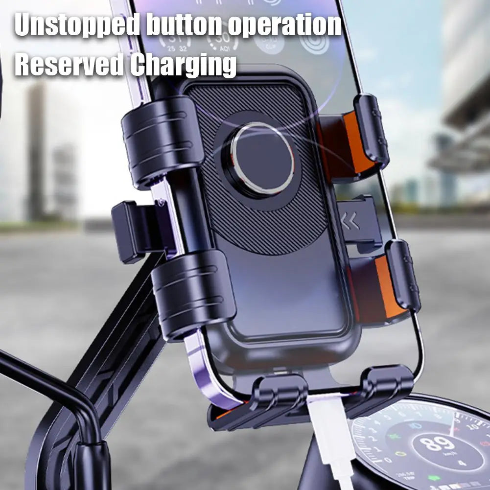 360° Bike Phone Mount – Shockproof Handlebar Holder Handlebar Phone Mount Richie's