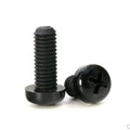 Nylon Phillips Pan Head Screws M2–M8 White & Black | 4–60mm Nylon Machine Screws Richie's Black M2-50PCS 16mm