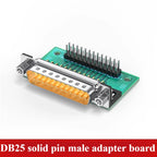 DB9 DB15 DB25 DB37 RS232 to DuPont 2.54mm Terminal Adapter Board Circuit Board Adapter Richie's DB25 male