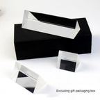 K9 Crystal Triangular Prism – Rainbow Optical Refraction Glass Optical Glass Prism Richie's