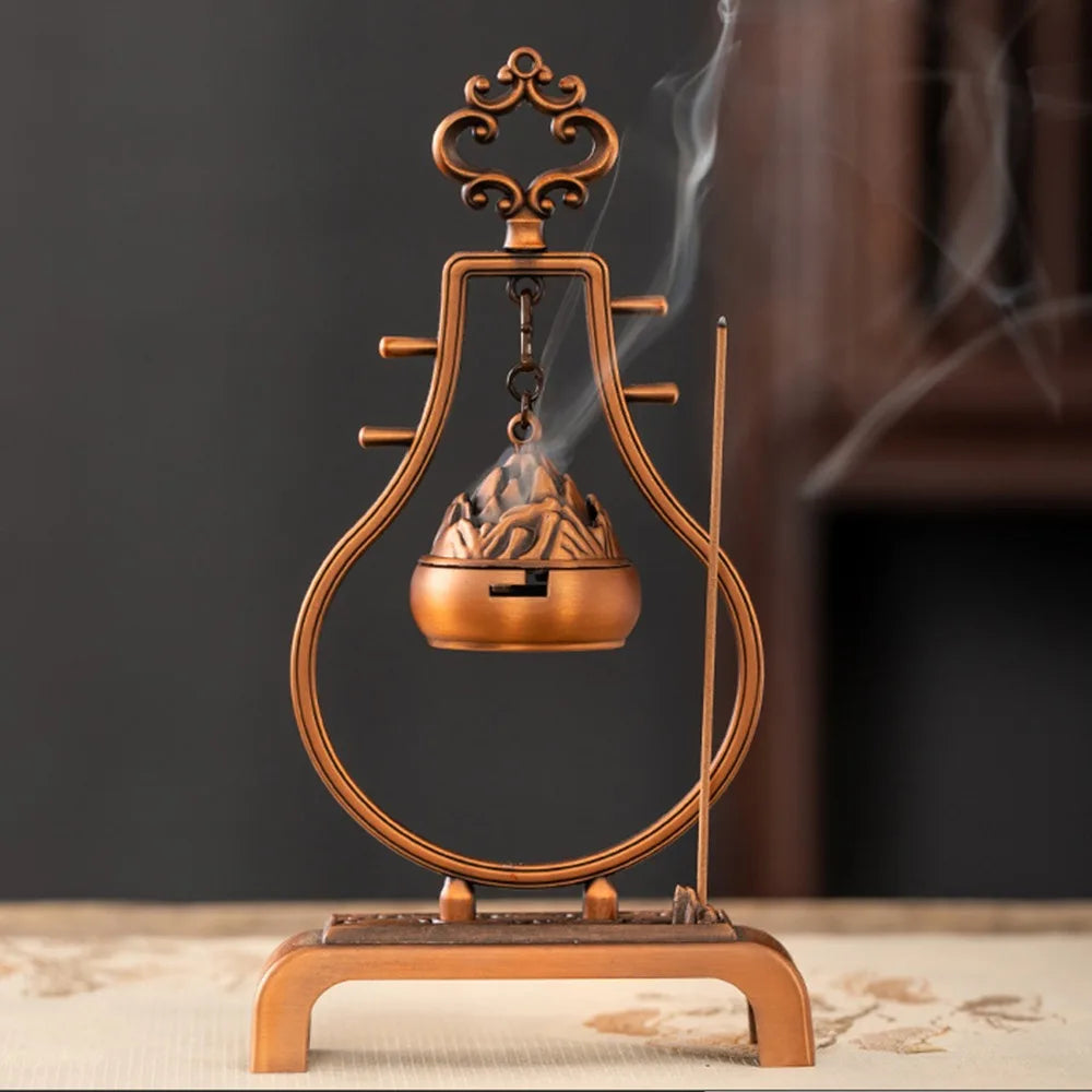 Chinese Style Zinc Alloy Hanging Incense Burner & Holder Incense Burner Richie's 4