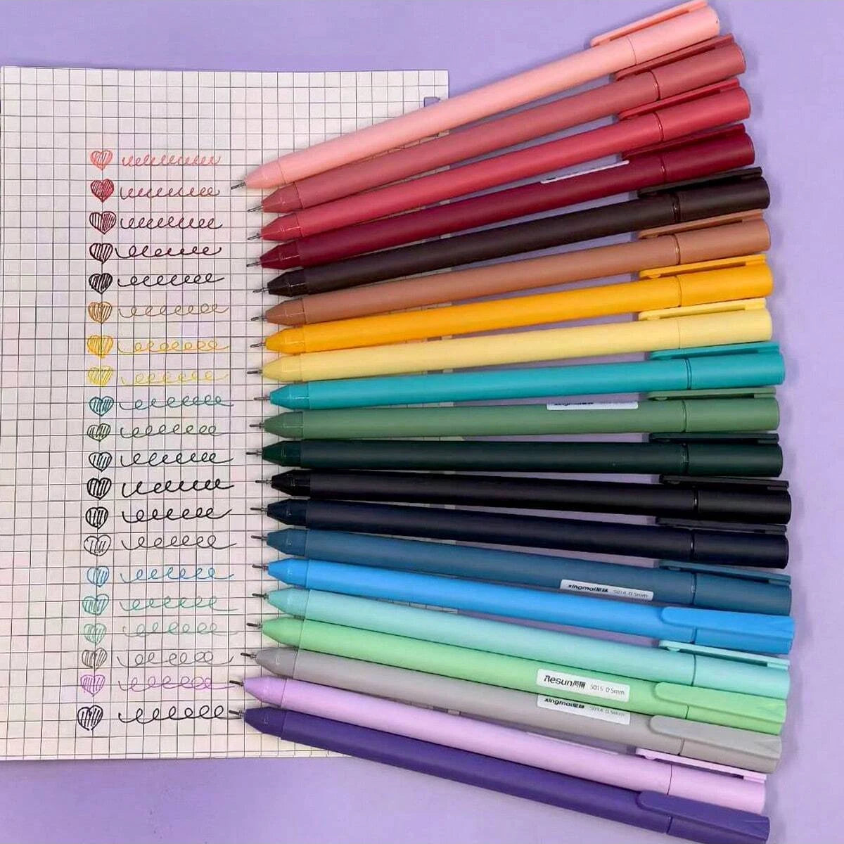 20-Color Gel Pen Set – Planners, Scrapbooks & Art Gel Pen Set Richie's