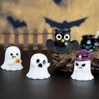 Halloween Miniature Pumpkin Ghost Figurine Desk Ornament Decor Halloween Figurine Richie's