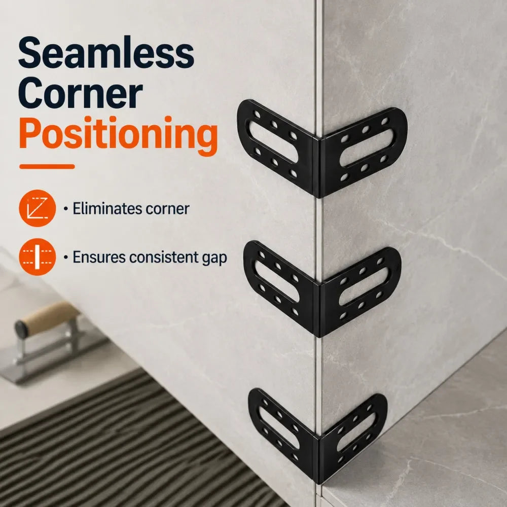 25PCS Tile Leveling Angle Clips – Floor & Wall Tile Spacers Tile Leveling Clips Richie's