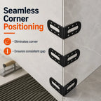 25PCS Tile Leveling Angle Clips – Floor & Wall Tile Spacers Tile Leveling Clips Richie's