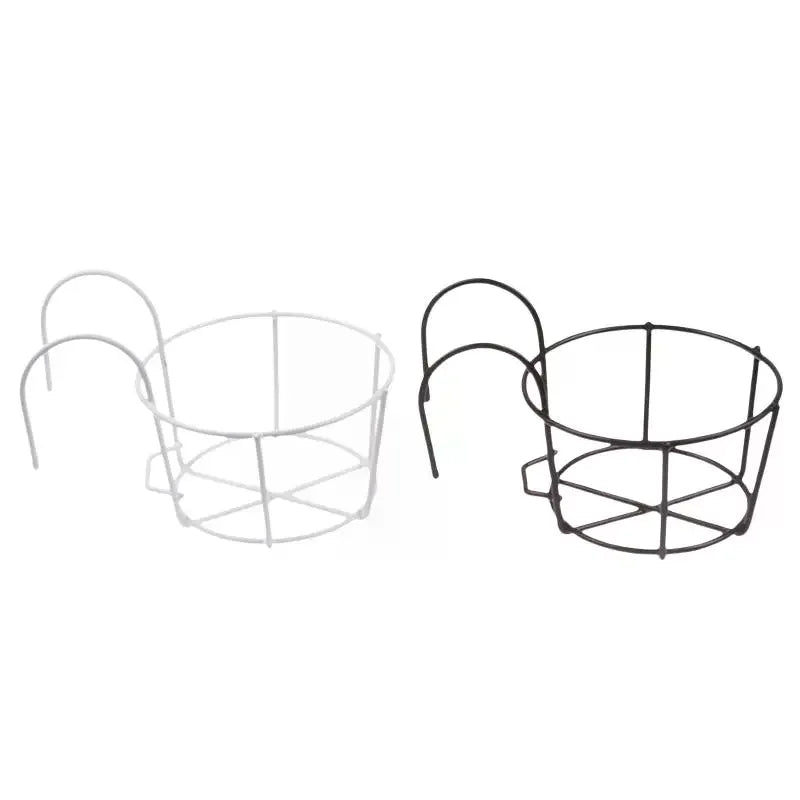 Adjustable Iron Hanging Plant Rack – Balcony Railing Pot Holder Hanging Plant Rack Richie's