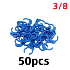 5Pcs RO Water Quick Elbow Fittings – 1/4" & 3/8" Tube Connectors Pipe Elbow Fittings Richie's Blue Clip 3I8-50Pcs Elbow Pipe to Male